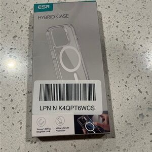 New Phon Hybrid Case Military Grade Protection For Iphone 15 Clear 92A accessory